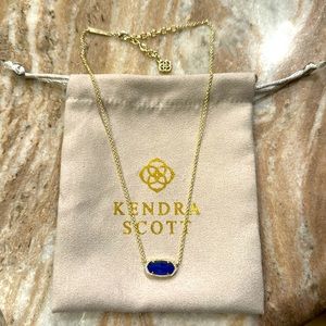 Kendra Scott Elisa necklace in beautiful cobalt cats eye blue!